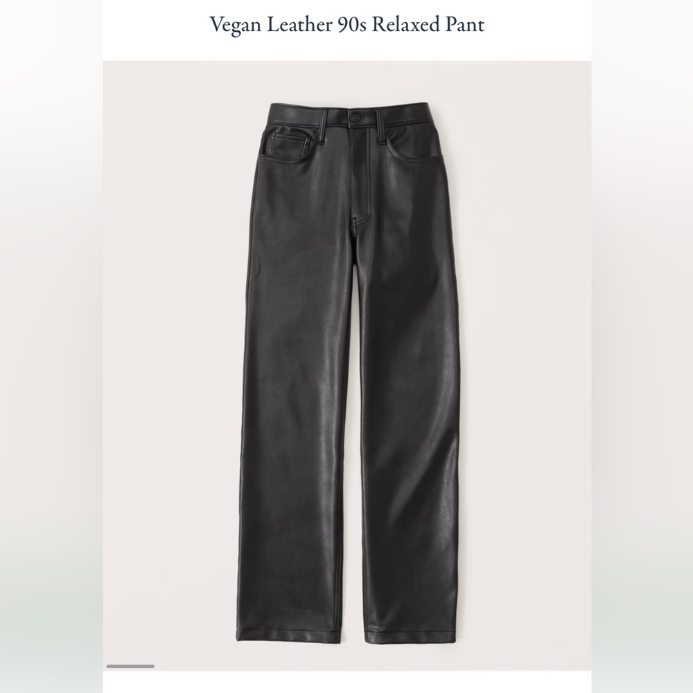 Abercrombie leather pants